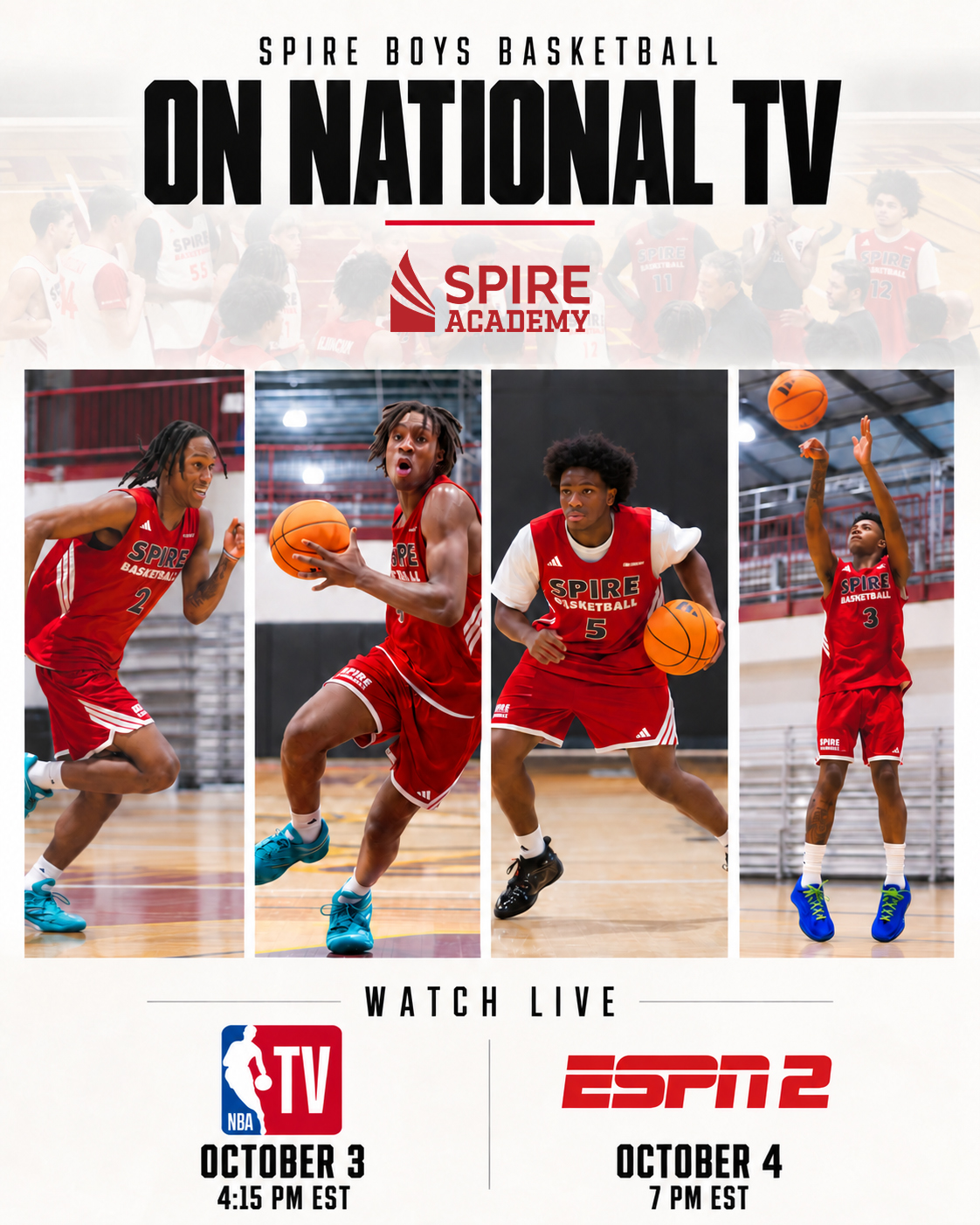 SPIRE Basketball Takes the National Stage